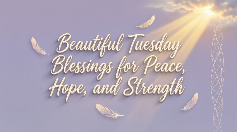 Beautiful Tuesday Blessings for Peace, Hope, and Strength