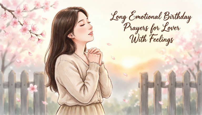 250+ Long Emotional Birthday Prayers for Lover With Feelings